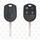 FORD REMOTE HEAD KEY SHELL 4BUTTONS HU101 BLADE - AFTERMARKET