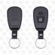 HYUNDAI REMOTE SHELL 2BUTTONS WITHOUT BATTERY SPACE - AFTERMARKET