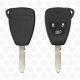 CHRYSLER JEEP DODGE REMOTE HEAD KEY SHELL 3BUTTONS SMALL Y159 BLADE - AFTERMARKET