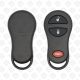 B02397-CHRYSLER DODGE JEEP KEYLESS ENTRY REMOTE SHELL - 3 BUTTONS  AFTE