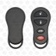 CHRYSLER DODGE JEEP REMOTE SHELL 4BUTTONS - AFTERMARKET