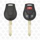 NISSAN INDIAN REMOTE HEAD KEY SHELL - 2+1BUTTON AFTERMARKET