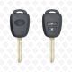 2014 TOYOTA REMOTE HEAD KEY SHELL 2 BUTTONS TOY43 BLADE - AFTERMARKET