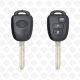 2014 TOYOTA REMOTE HEAD KEY SHELL 3 BUTTONS TOY43 BLADE - AFTERMARKET
