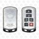 TOYOTA SIENNA SMART KEY SHELL 6 BUTTONS - AFTERMARKET