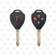 XHORSE REMOTE HEAD KEY WIRE UNIVERSAL 4BUTTONS TOYOTA STYLE - XKTO02EN
